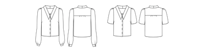 Patina Blouse Pattern by Friday Pattern Company