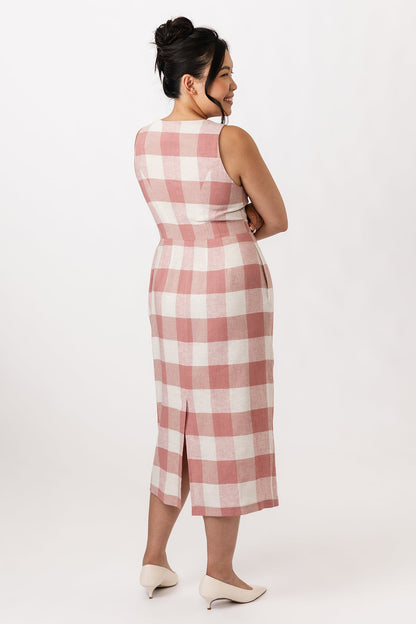 ASTERI button down dress & vest