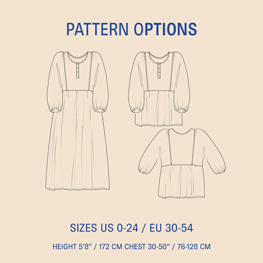 Balka Dress Sewing Pattern Wardrobe By Me