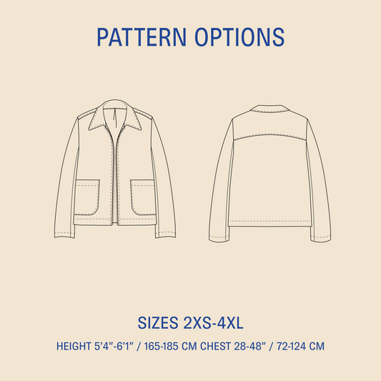 Bear jacket sewing pattern Wardrobe By Me