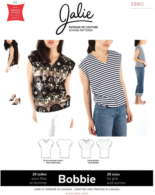 3880 - V-Neck Top Pattern Cover