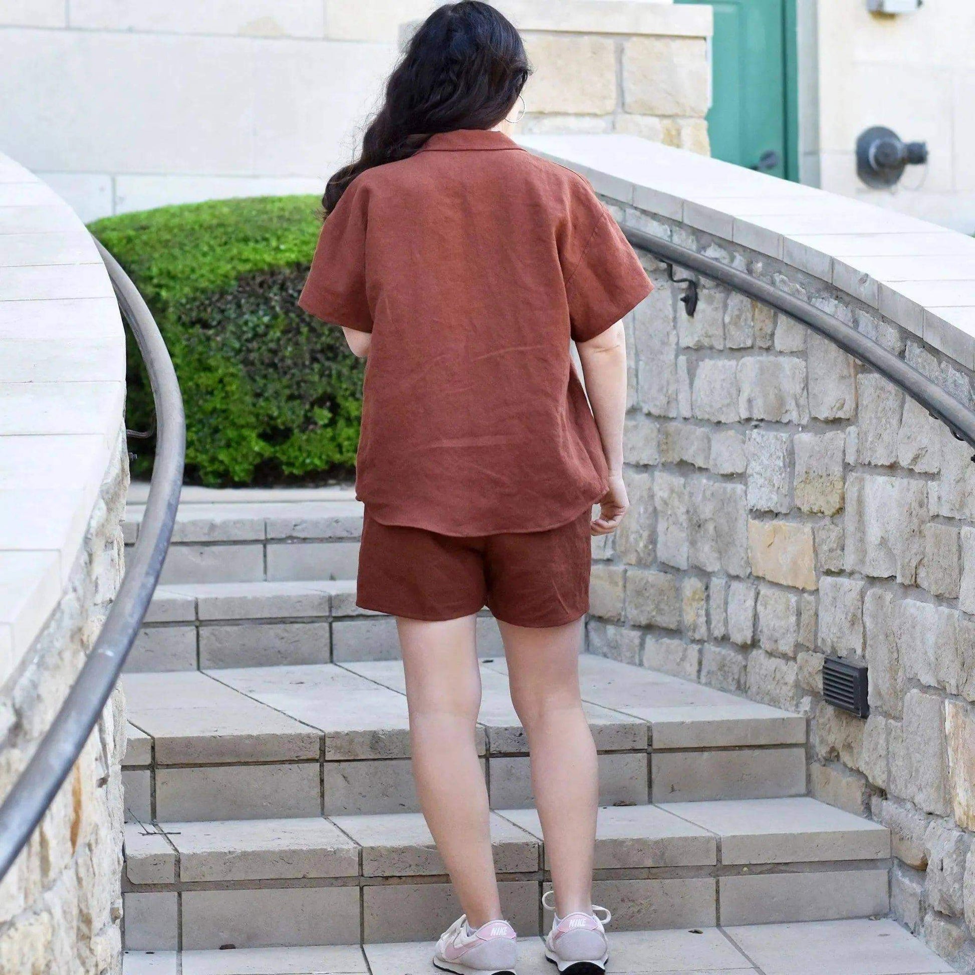 Camp Shirt and Shorts Sewing pattern Wardrobe By Me