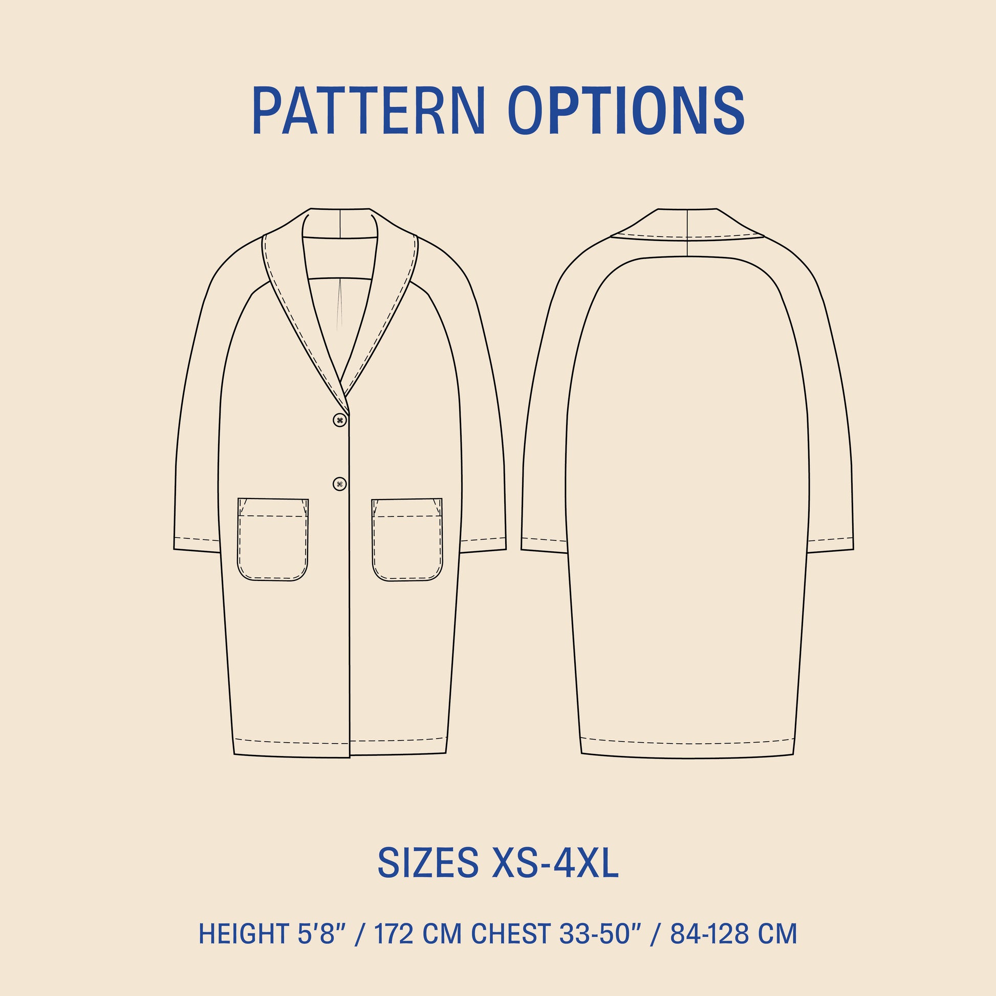 Cocoon Coat sewing pattern