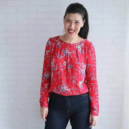 Esther Blouse sewing pattern Wardrobe By Me