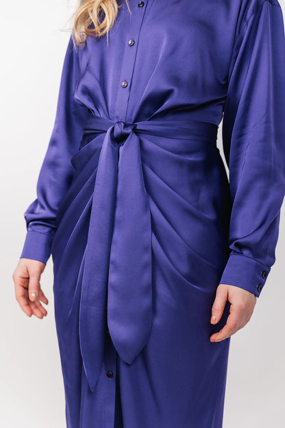 ILTA ruched shirt dress