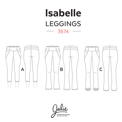 Jalie 3674 - ISABELLE - Line Drawings