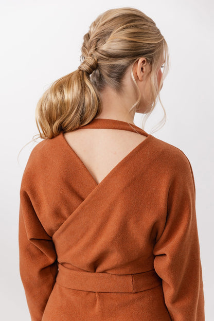 KAJO batwing wrap sweater & dress
