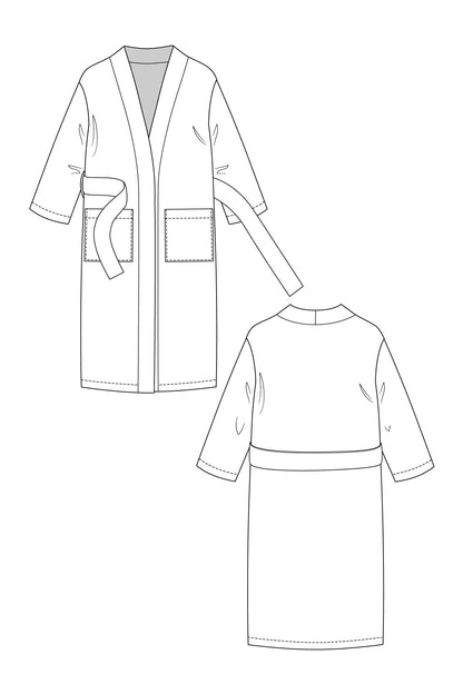 LAHJA unisex dressing gown