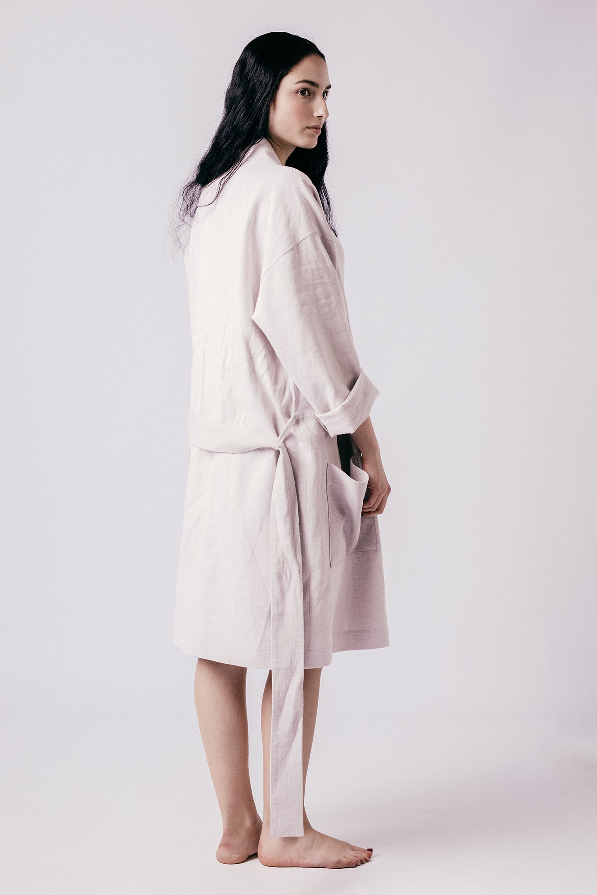 Short dressing gown sewing pattern