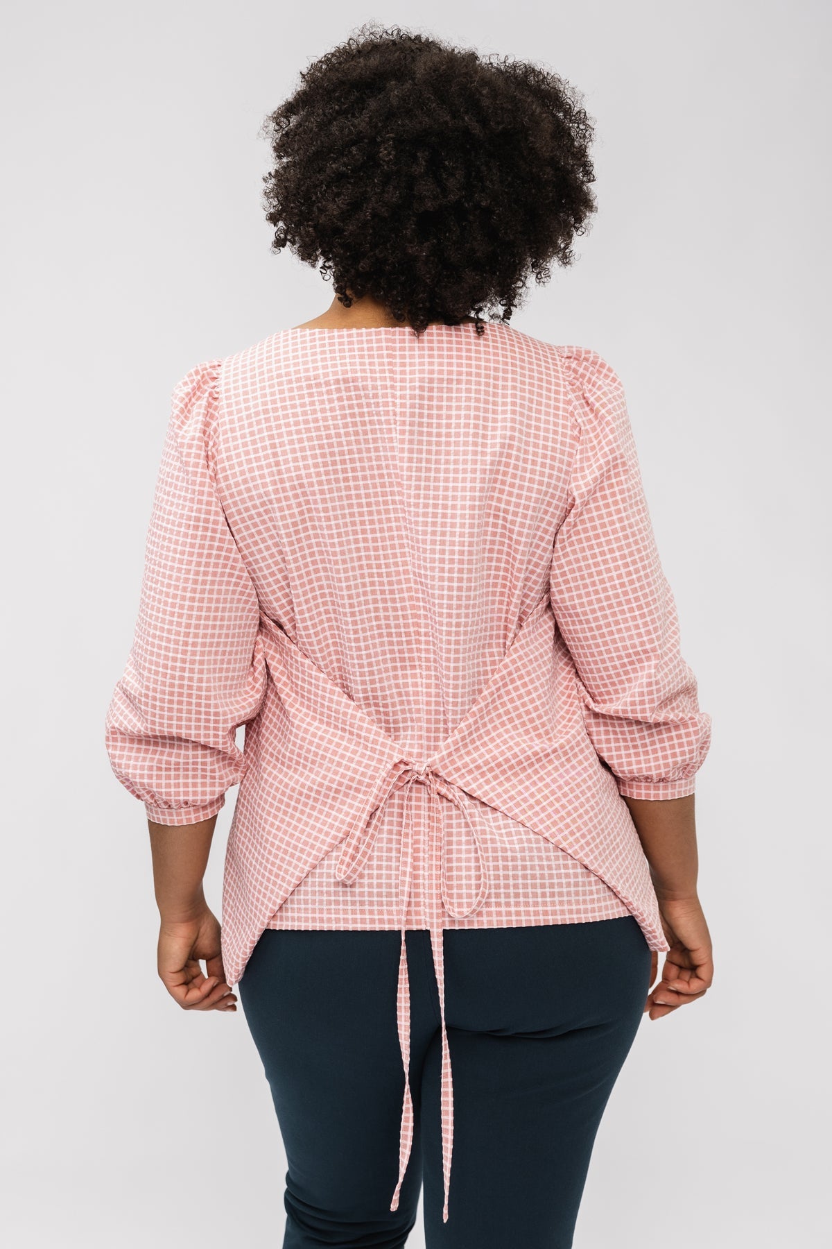 Wrap blouse sewing pattern