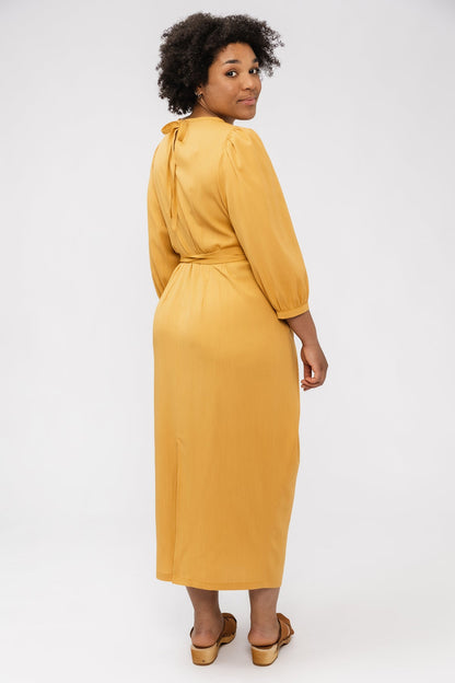 Midi dress sewing pattern