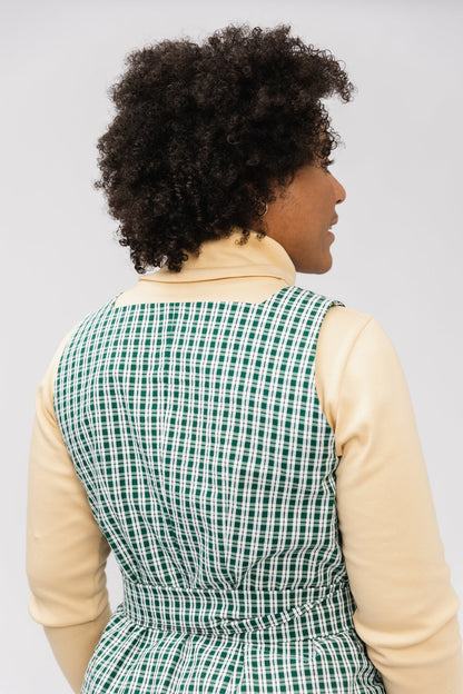 Square neck dress sewing pattern