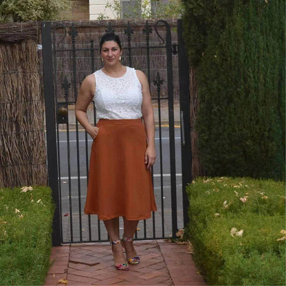 Linea A-line skirt Pattern Wardrobe By Me