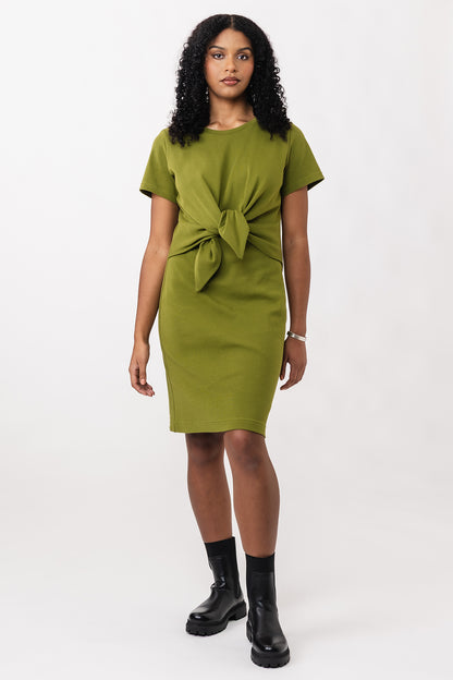 LYYTI tie front mini & maxi dress