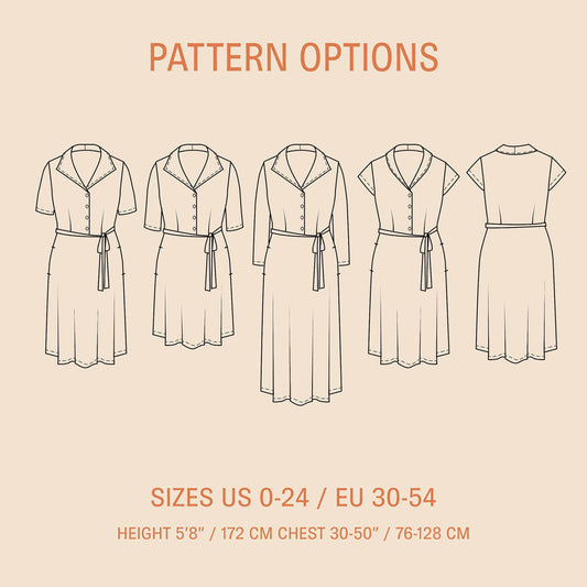 Marianne Dress Sewing Pattern Wardrobe By Me