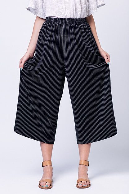 NINNI elastic waist culottes