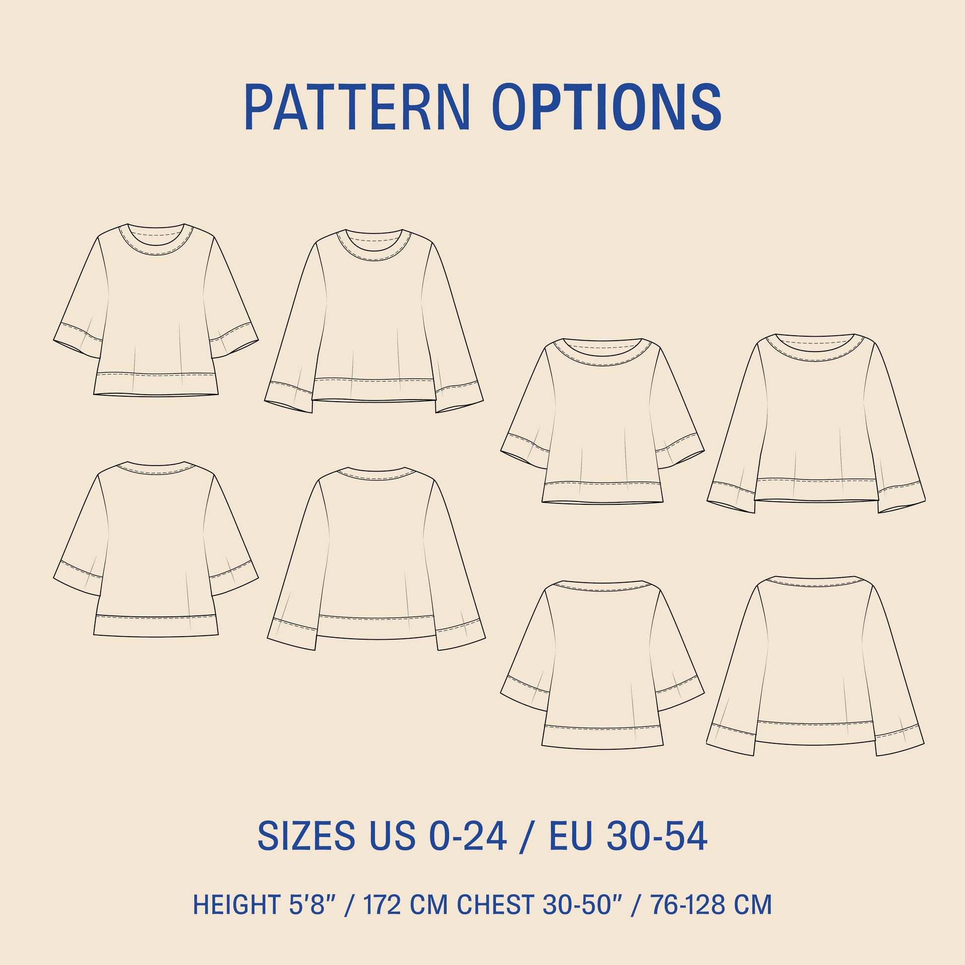 Silke Blouse Sewing pattern