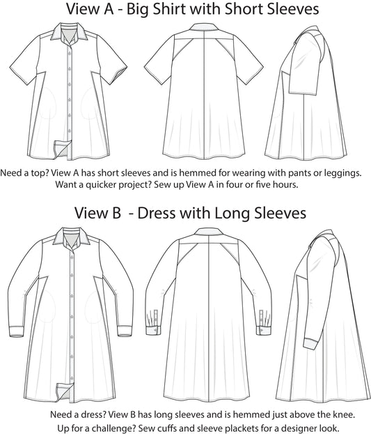 Style Falcon Make a Point Dress Digital Sewing Pattern