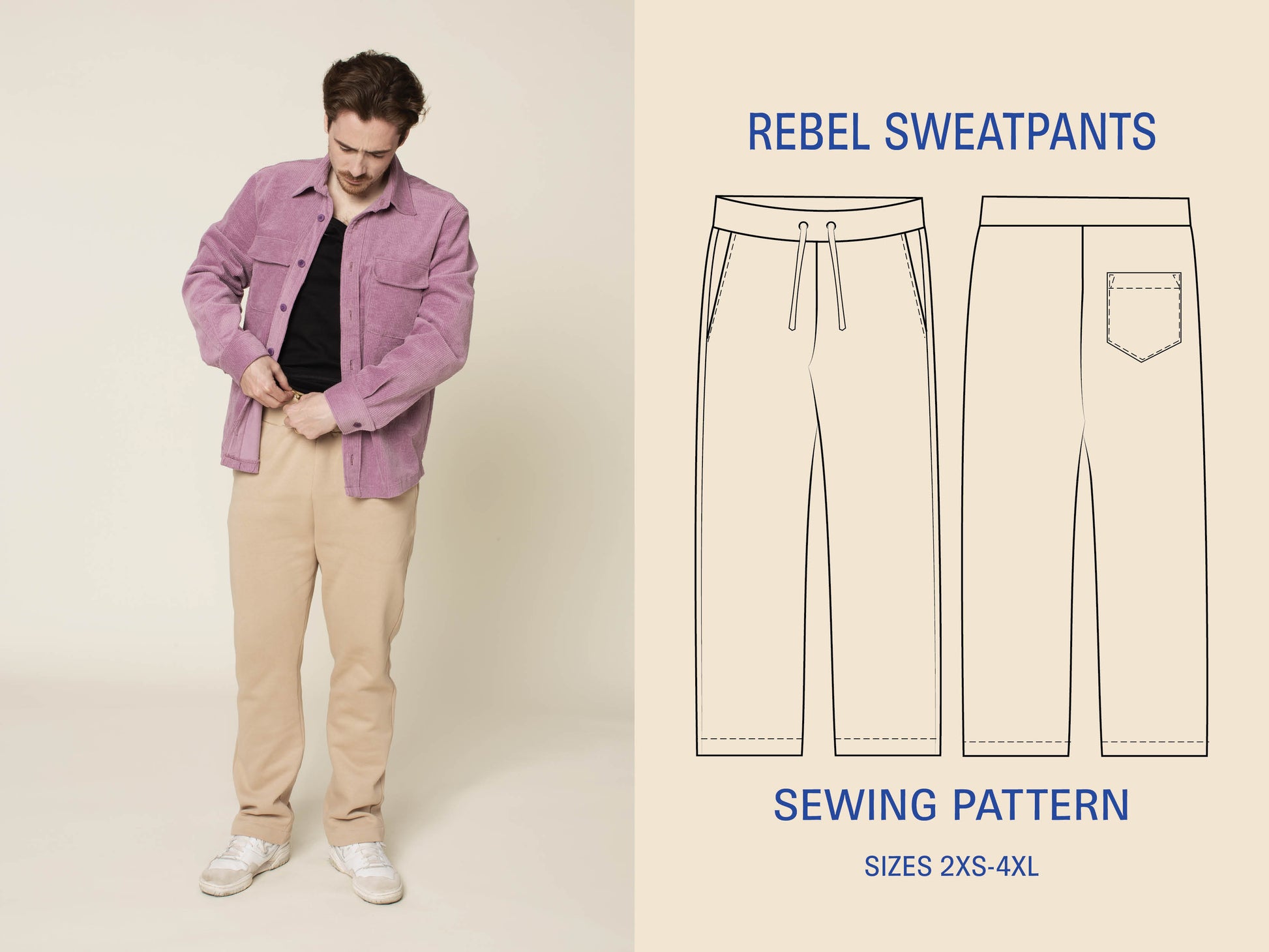 Sweatpants sewing pattern