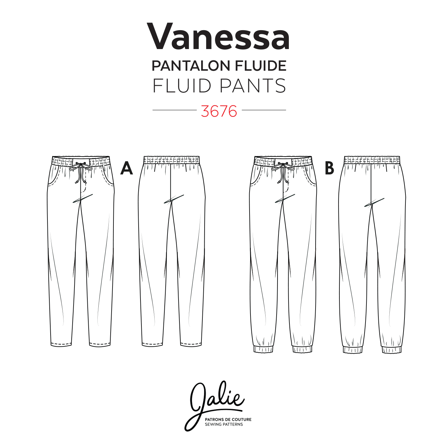 Jalie 3676 - VANESSA - Pattern Cover