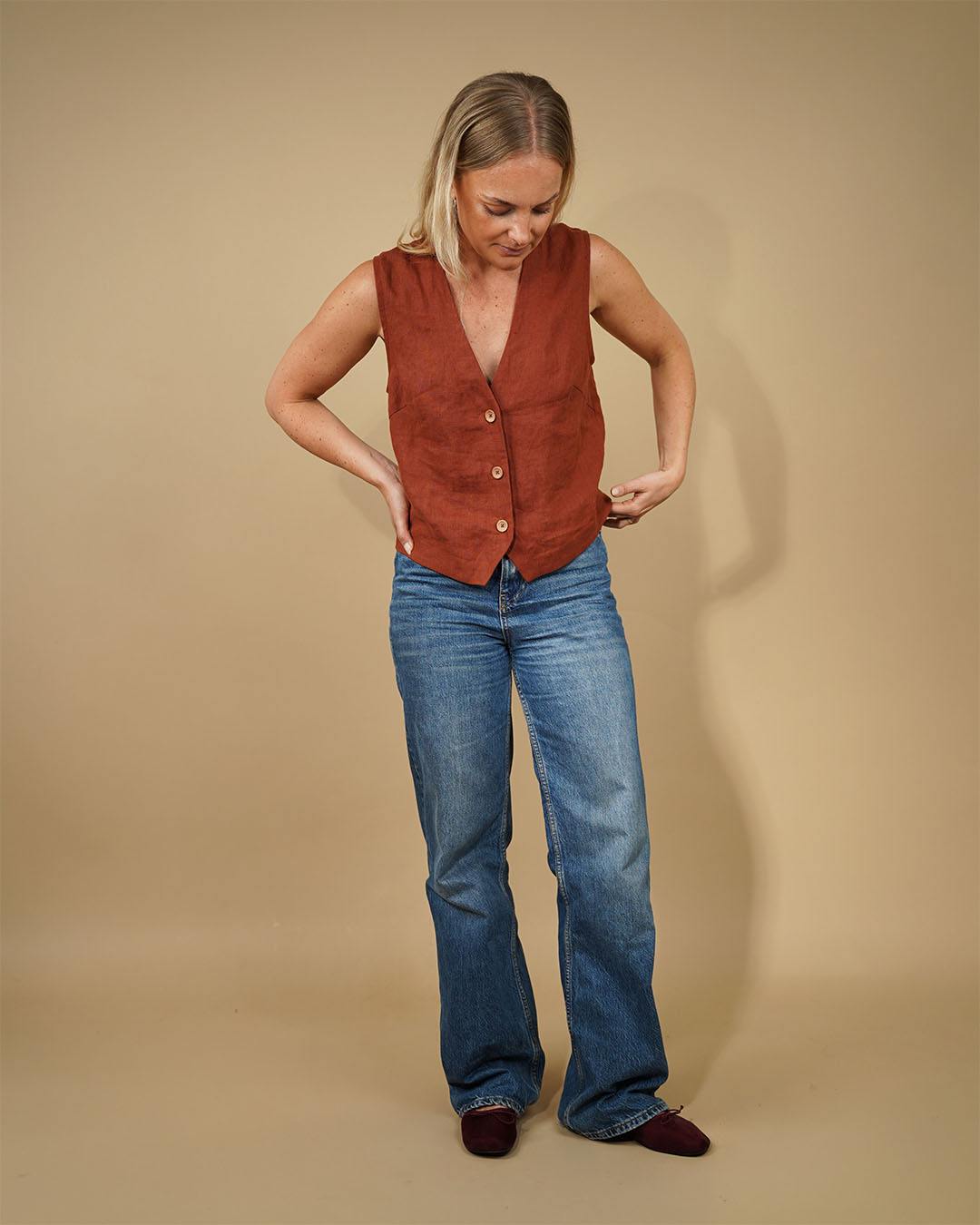 Waistcoat top sewing pattern