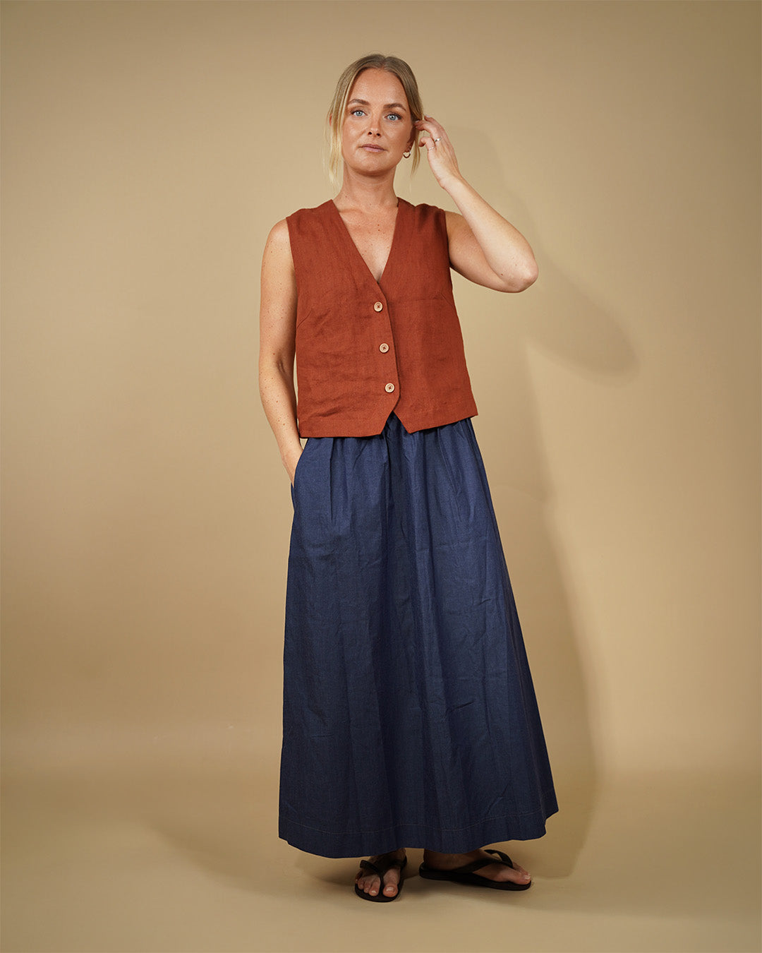 Waistcoat top sewing pattern