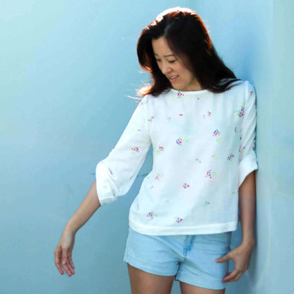 Whisper Blouse Sewing Pattern Wardrobe By Me