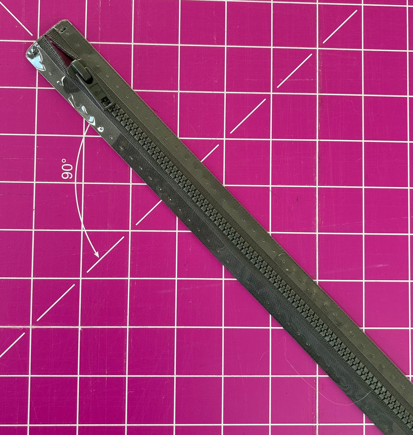 Prym Sturdy open-end zip fasteners for outdoor clothing Dark Grey zip 80cm