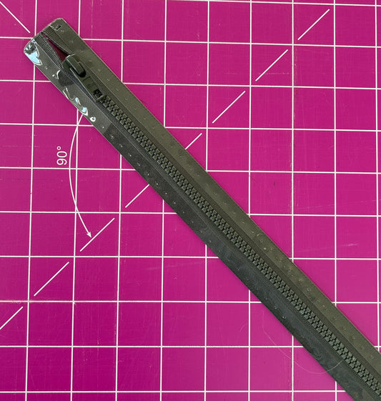 Prym Sturdy open-end zip fasteners for outdoor clothing Dark Grey zip 50cm