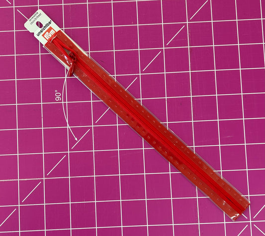 Prym Invisible Zip red 22 cm