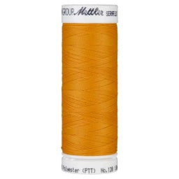 Mettler Seraflex Thread - Stretches up to 65% - Colour: Pumpkin