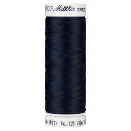Mettler Seraflex Thread - Stretches up to 65% - Colour: Darkest Blue