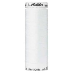 Mettler Seraflex Thread - Stretches up to 65% - Colour: White