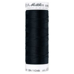 Mettler Seraflex Thread - Stretches up to 65% - Colour: Black