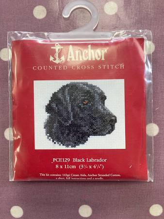 Cross Stitch Kit - Black Labrador