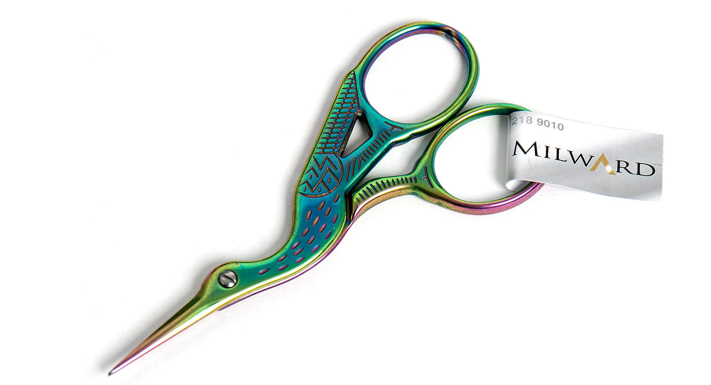 Stork Embroidery Scissors 9cm / 3.5"