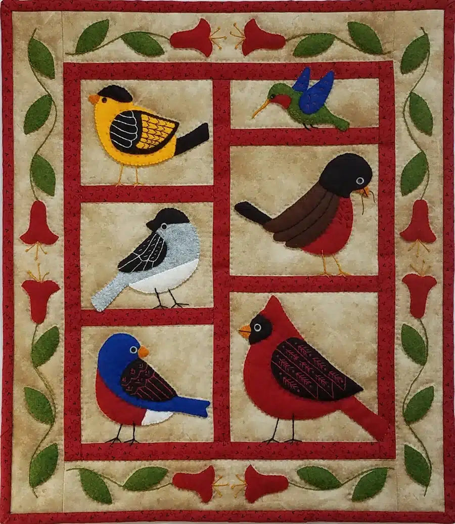 backyard birds quilt pattern