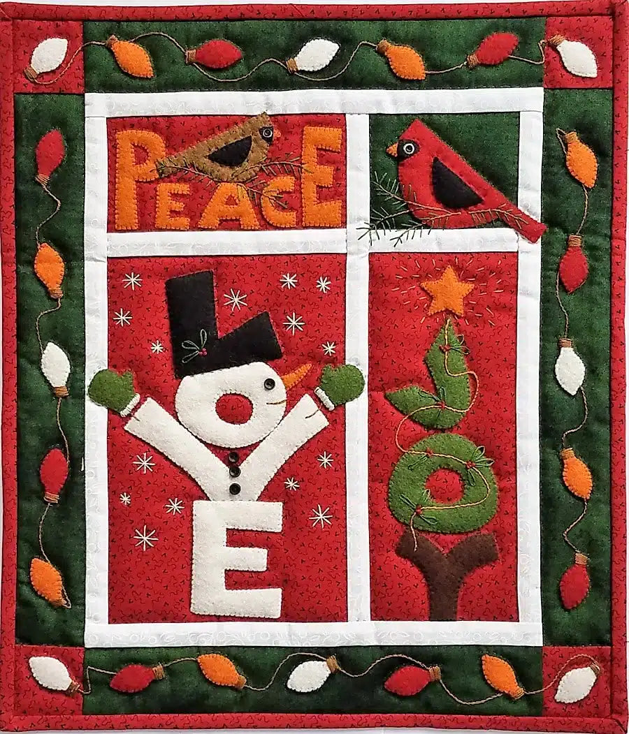 Our Love, Joy, Peace Quilt Wall Hanging Kit