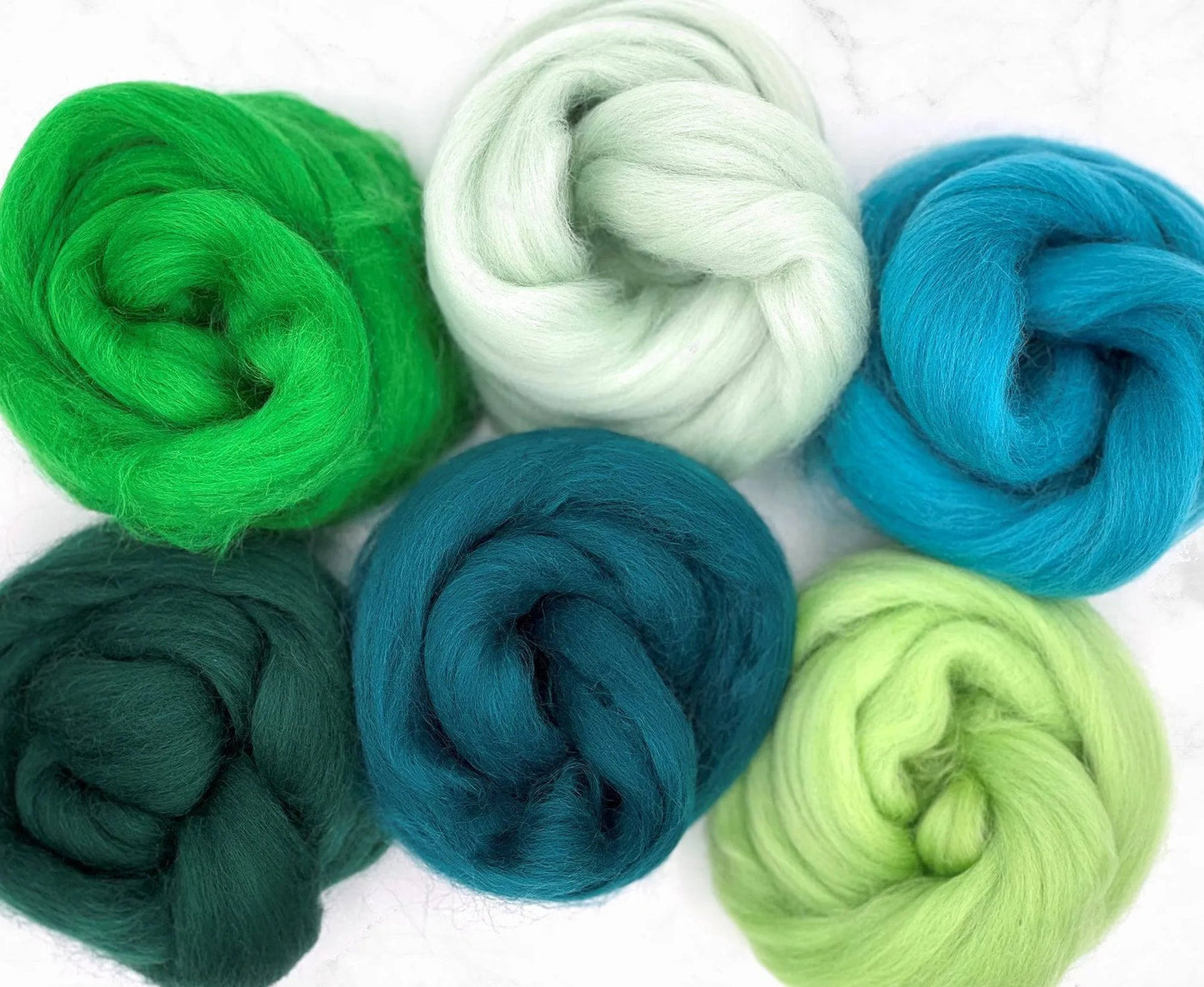 The Botanical Collection - 100% Corridale Wool Roving