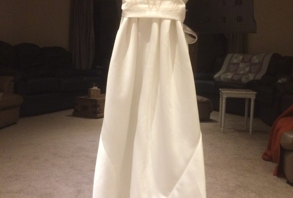 Finished Christening Gown