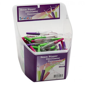 tub of seam rippers