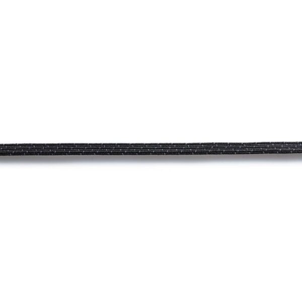 Standard elastic, 5mm, black, 3m