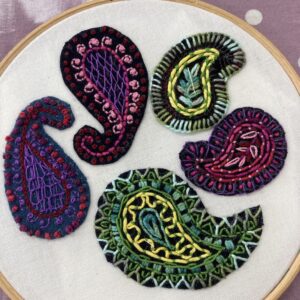 wool and linen embroidery kit