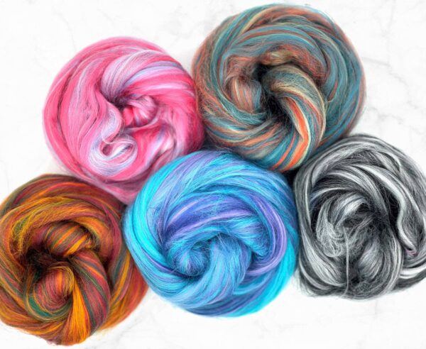 Stunningly colourful 100% Bamboo crafting fibre blends.