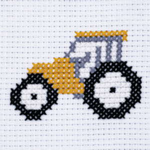 tractor cross stitch