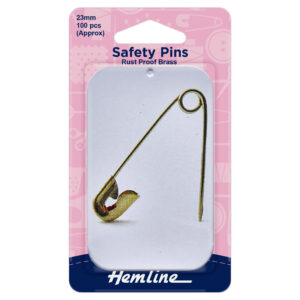 Brass safety pins