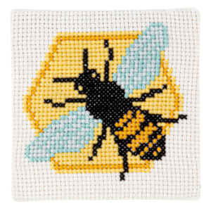 Mini Bee Cross stitch kit