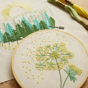 D.M.C Intermediate Embroidery Duo Kit woodland walk