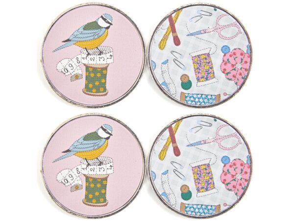 Sew Easy Fabric Weights: Tin: Birds: Pack of 4 - Image 2