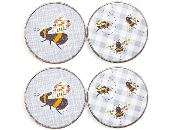 Sew Easy Fabric Weights: Tin: Bees: Pack of 4 - Image 2